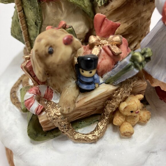 Teddy & Me Collection Christmas Music Box  Vintage 1995 - Picture 5 of 16